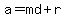 a+=+md+%2B+r