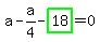 a-a%2F4-highlight_green%28+18+%29=0