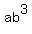 ab^3