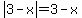 abs%283-x%29+=+3-x