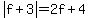 abs(f+3)=2f+4