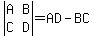 abs%28matrix%282%2C2%2CA%2CB%2CC%2CD%29%29+=+AD+-+BC