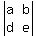 abs%28matrix%282%2C2%2Ca%2Cb%2Cd%2Ce%29%29
