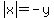 abs%28x%29=-y