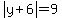 abs%28y%2B6%29+=+9