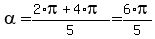 alpha=%282%2Api%2B4%2Api%29%2F5=6%2Api%2F5