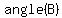 angle(B)