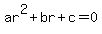 ar%5E2%2Bbr%2Bc=0