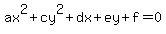 ax%5E2+%2B+cy%5E2+%2Bdx+%2B+ey+%2B+f+=+0