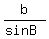 b%2F%28sinB%29