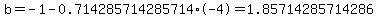 b=-1-0.714285714285714%2A-4+=+1.85714285714286