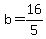 b=16%2F5