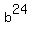 b^24