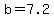 b+=+7.2