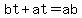 bt%2Bat=ab