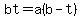 bt=a%28b-t%29