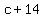c%2B14