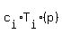 c%5Bi%5DT%5Bi%5D%28p%29