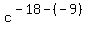 c%5E%28-18-%28-9%29%29