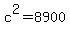 c%5E2=8900