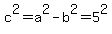 c%5E2=a%5E2-b%5E2=5%5E2