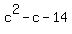 c%5E2-c-14