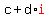 c+%2B+d%2Ared%28i%29