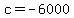 c+=+-6000