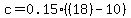 c+=+0.15%2A%28%2818%29-10%29