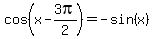 cos%28x-3pi%2F2%29+=+-+sin%28x%29