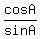 cosA%2FsinA