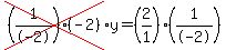 cross%28%281%2F-2%29%28-2%29%29%2Ay=%282%2F1%29%281%2F-2%29