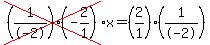 cross%28%281%2F-2%29%28-2%2F1%29%29x=%282%2F1%29%281%2F-2%29