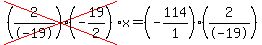 cross%28%282%2F-19%29%28-19%2F2%29%29x=%28-114%2F1%29%282%2F-19%29