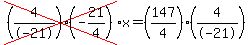 cross%28%284%2F-21%29%28-21%2F4%29%29x=%28147%2F4%29%284%2F-21%29