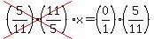 cross%28%285%2F11%29%2811%2F5%29%29x=%280%2F1%29%285%2F11%29
