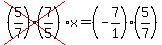 cross%28%285%2F7%29%287%2F5%29%29x=%28-7%2F1%29%285%2F7%29