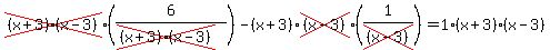 cross%28%28x%2B3%29%28x-3%29%29%286%2F%28cross%28%28x%2B3%29%28x-3%29%29%29%29-+%28x%2B3%29cross%28%28x-3%29%29%281%2Fcross%28%28x-3%29%29%29+=+1%28x%2B3%29%28x-3%29