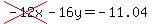 cross%28-12x%29+-+16y+=+-+11.04