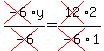 cross%28-6%29y%2Fcross%28-6%29=cross%2812%292%2Fcross%28-6%291