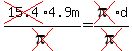 cross%2815.4%294.9m%2Fcross%28pi%29=cross%28pi%29d%2Fcross%28pi%29