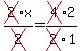 cross%282%29x%2Fcross%282%29=cross%284%292%2Fcross%282%291