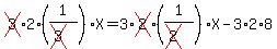 cross%283%29%2A2%2A%281%2F%28cross%283%29%29%29X=3%2Across%282%29%2A%281%2F%28cross%282%29%29%29X-3%2A2%2A8
