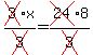 cross%283%29x%2Fcross%283%29=cross%2824%298%2Fcross%283%29