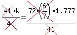 cross%2841%29k%2Fcross%2841%29=cross%2872%286%2F7%29%291.777%2Fcross%2841%29