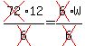 cross(72)12/cross(6)=cross(6)W/cross(6)