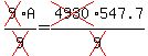 cross(9)A/cross(9)=cross(4930)547.7/cross(9)