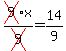 cross%289%29x%2Fcross%289%29=14%2F9