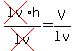 cross%28lv%29h%2Fcross%28lv%29+=+V%2Flv+