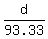 d/93.33
